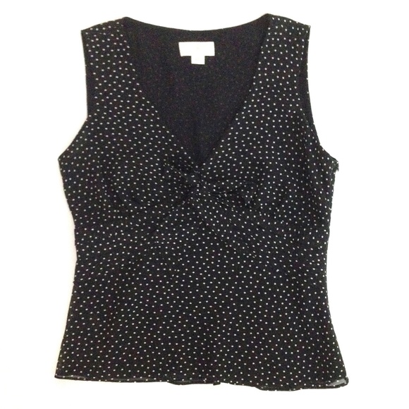 Ann Taylor LOFT - Polka Dot Skirt & Blouse Set - Picture 6 of 9